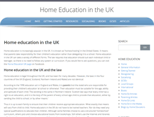 Tablet Screenshot of home-ed.info